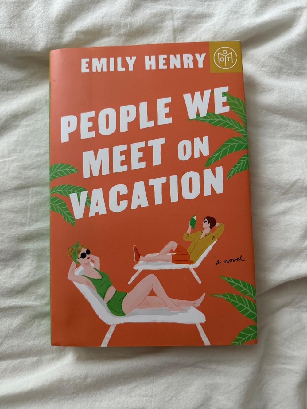 People We Meet on Vacation — Orange Paperback Novel